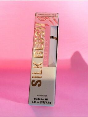 Revolution Blush Stick in Pale Pink with Gold Accents